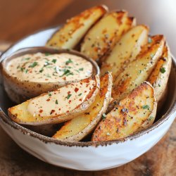 Crispy Oven Baked Potato Wedges