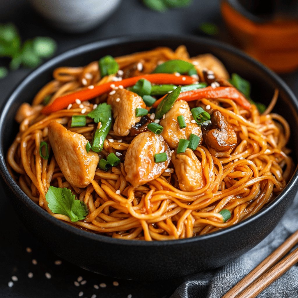 Classic Chicken Lo Mein