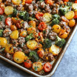 Easy Meaty Sheet Pan Dinner