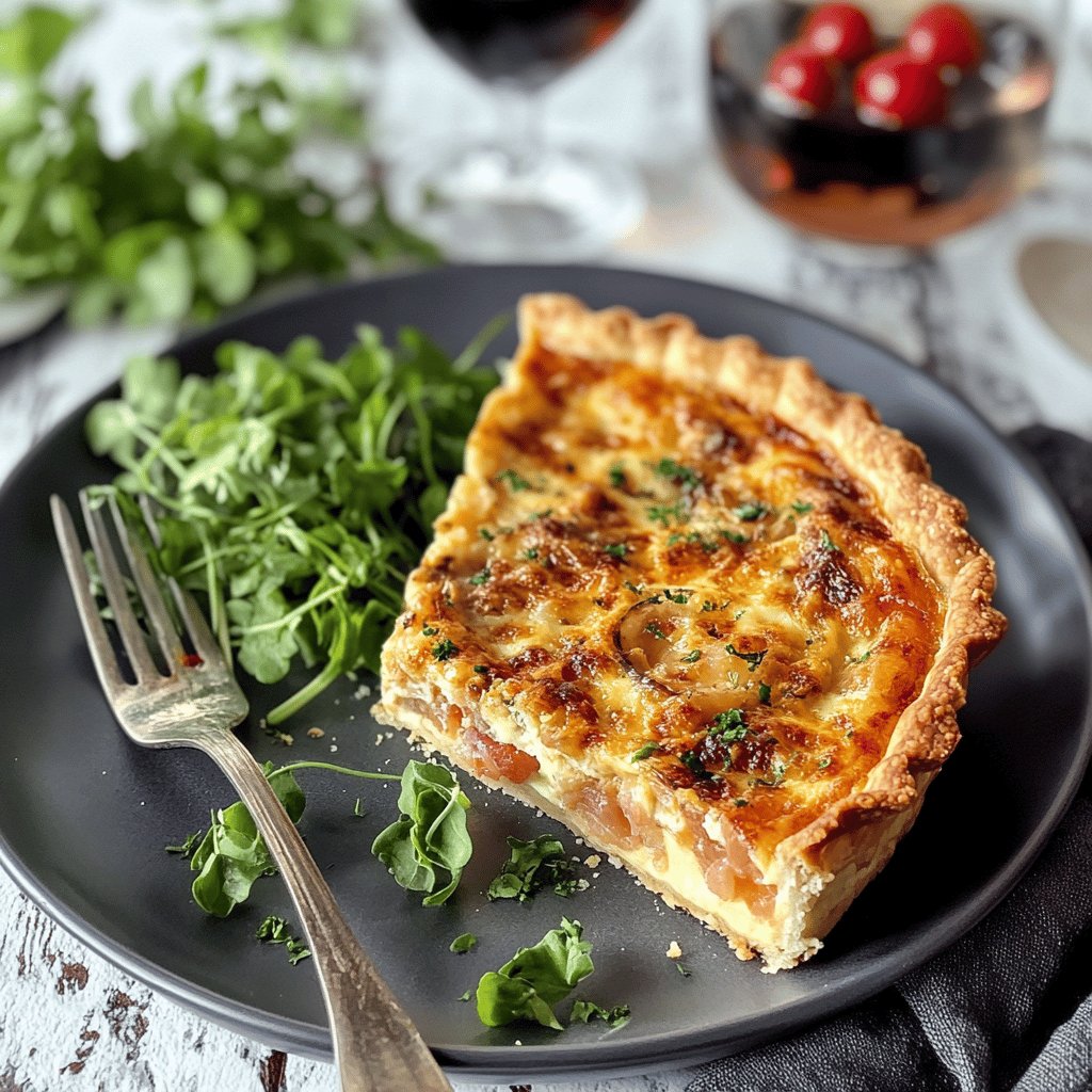 Quiche au thon sans œuf