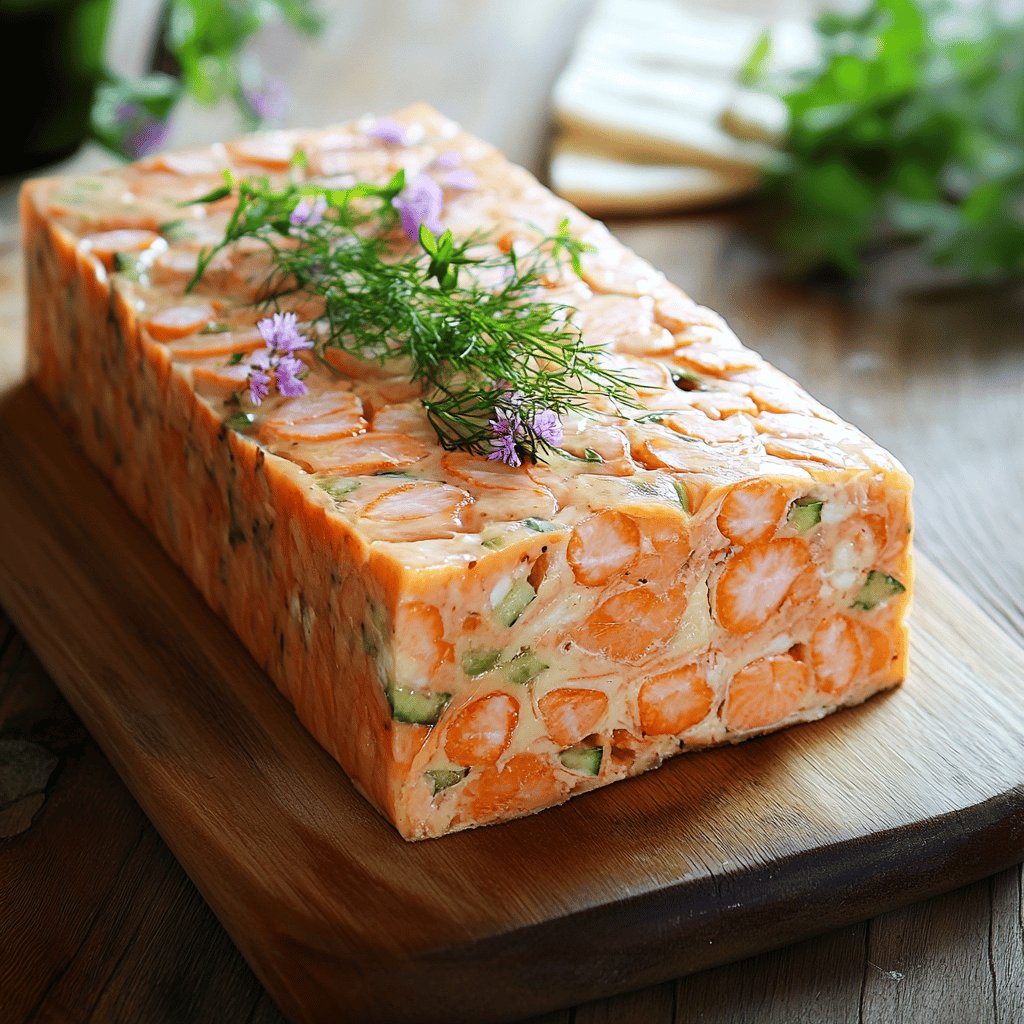 Terrine de saumon rapide