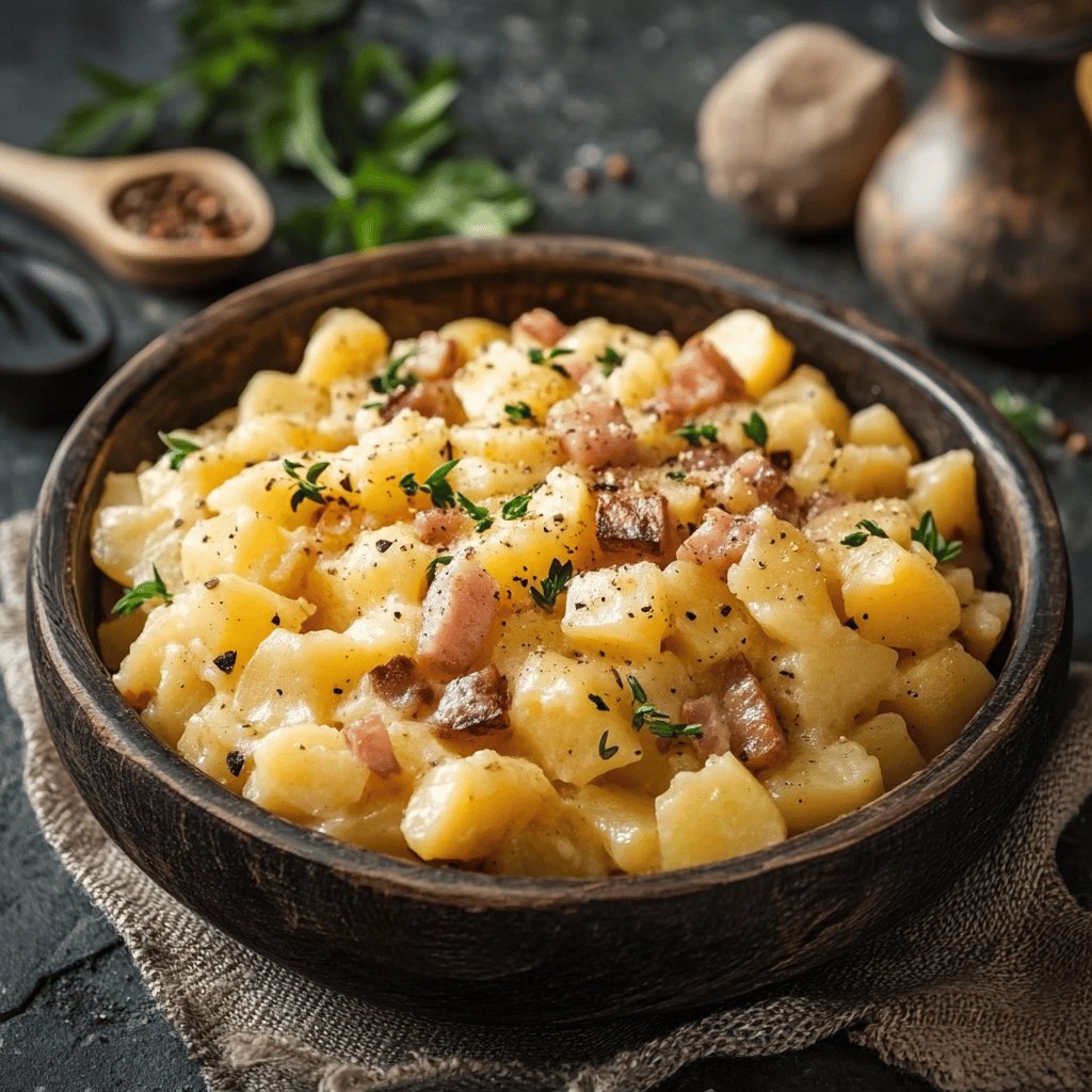 Poêlée de pois gourmands et pommes de terre