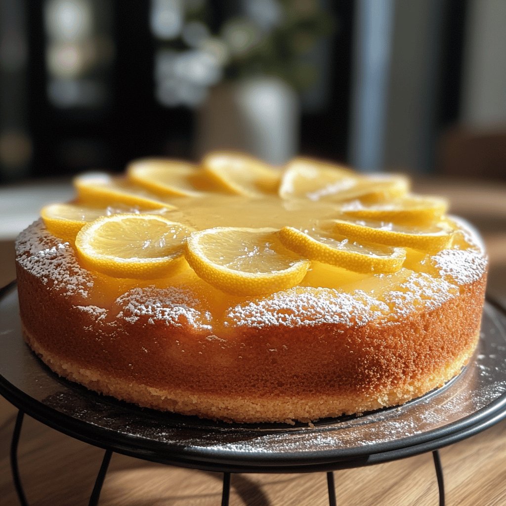 Gâteau au citron moelleux