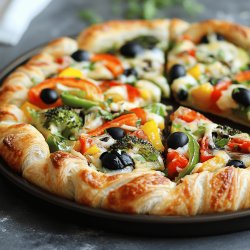 Crescent Roll Veggie Pizza