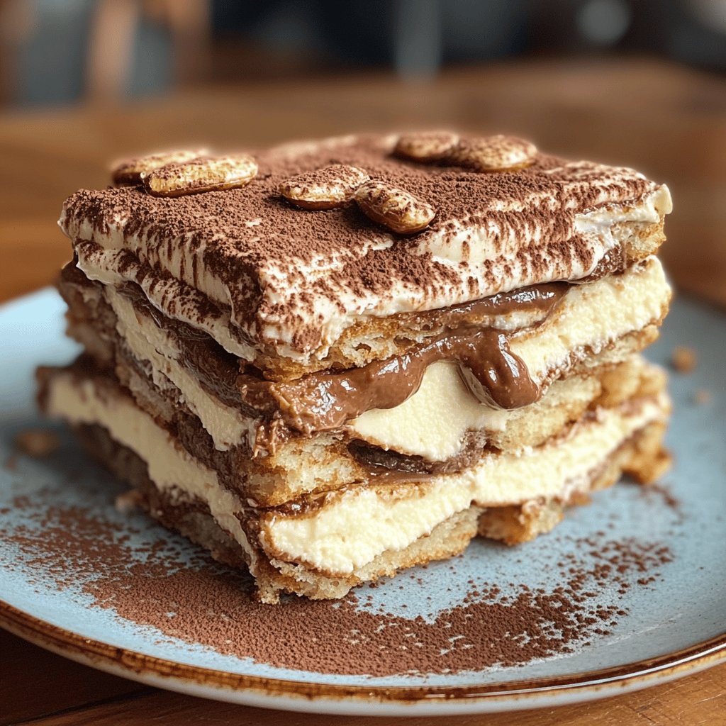 Tiramisu Nutella Spéculoos