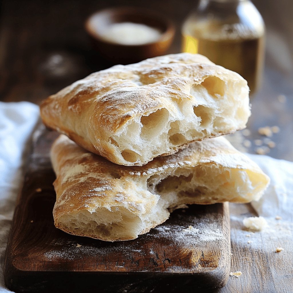 Homemade Ciabatta Bread