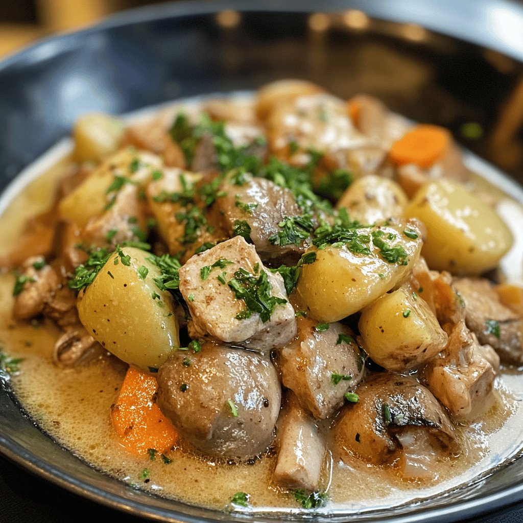 Blanquette de veau traditionnelle