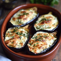 Aubergines à la Mozzarella au Four