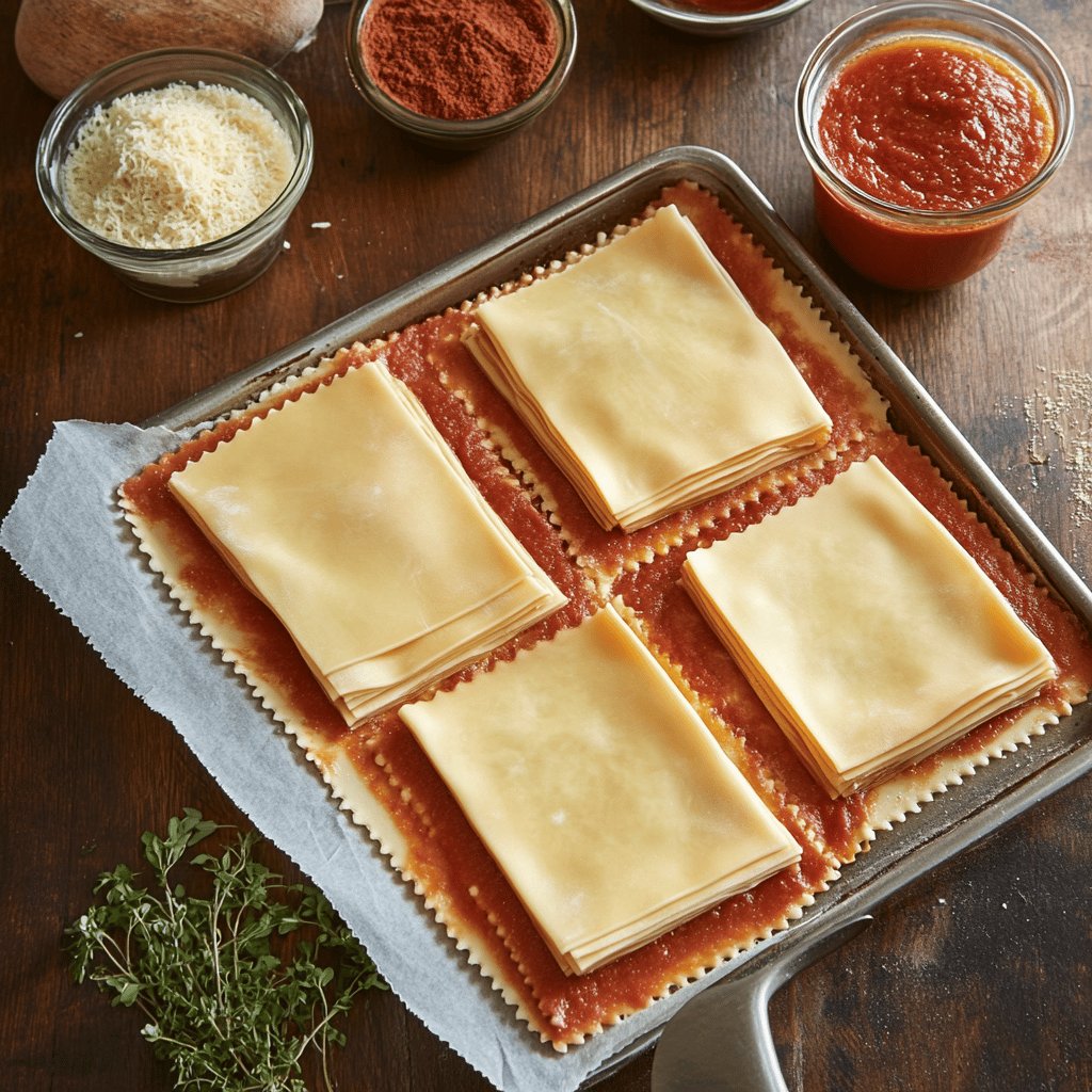 Fresh Homemade Lasagna Sheets