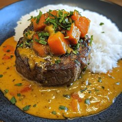 Filet mignon au curry