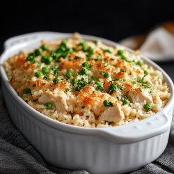 Simple Chicken Rice Casserole