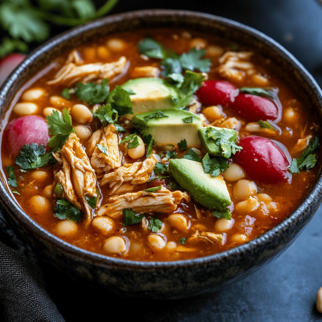 Easy Chicken Pozole