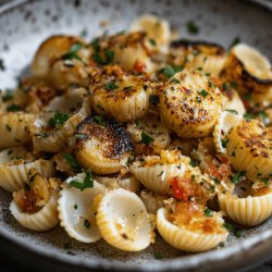 Coquillettes poêlées gourmandes