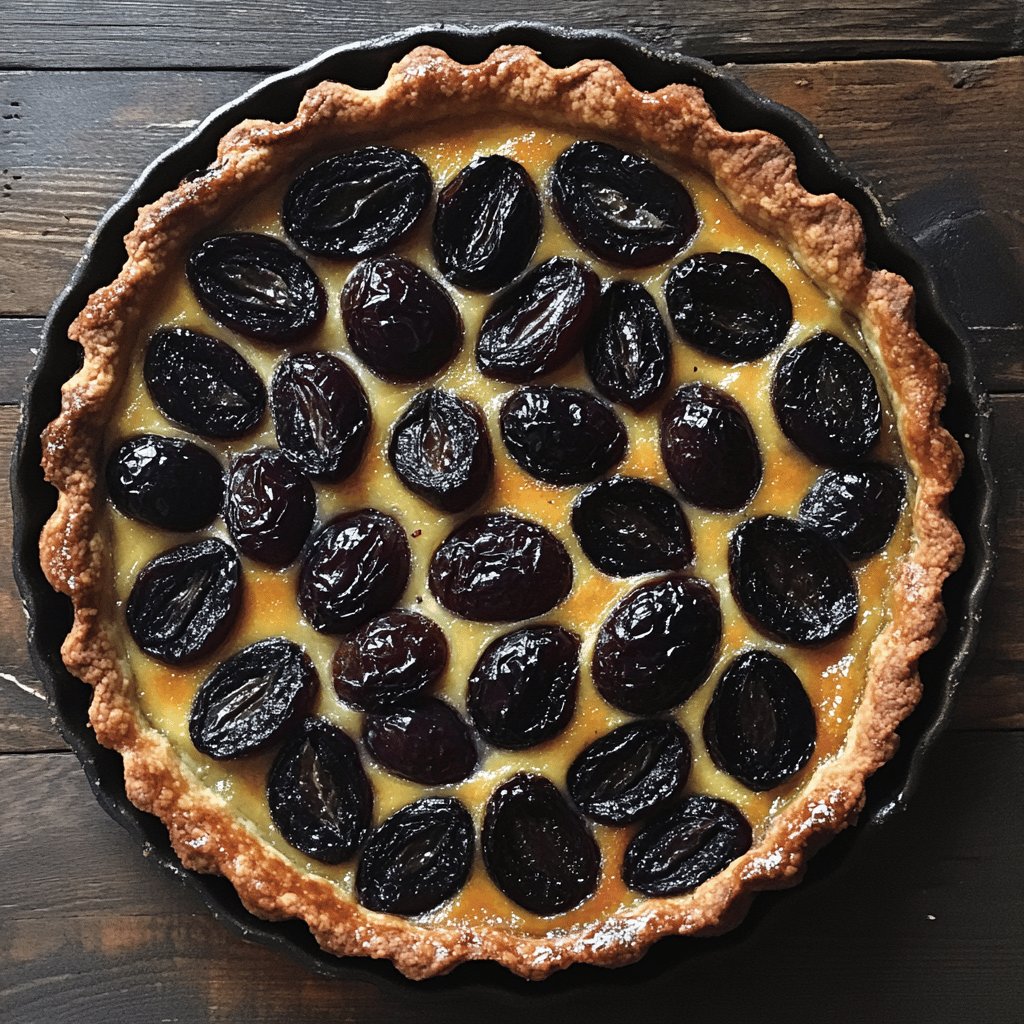 Tarte aux prunes