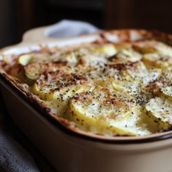 Gratin de courgettes et pommes de terre