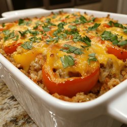 Hearty Stuffed Pepper Casserole