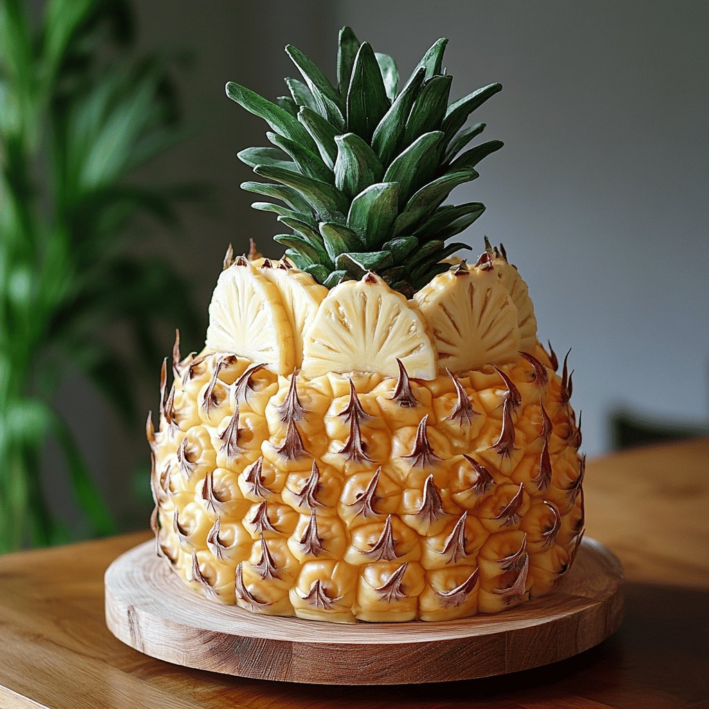 Gâteau à l'ananas rapide