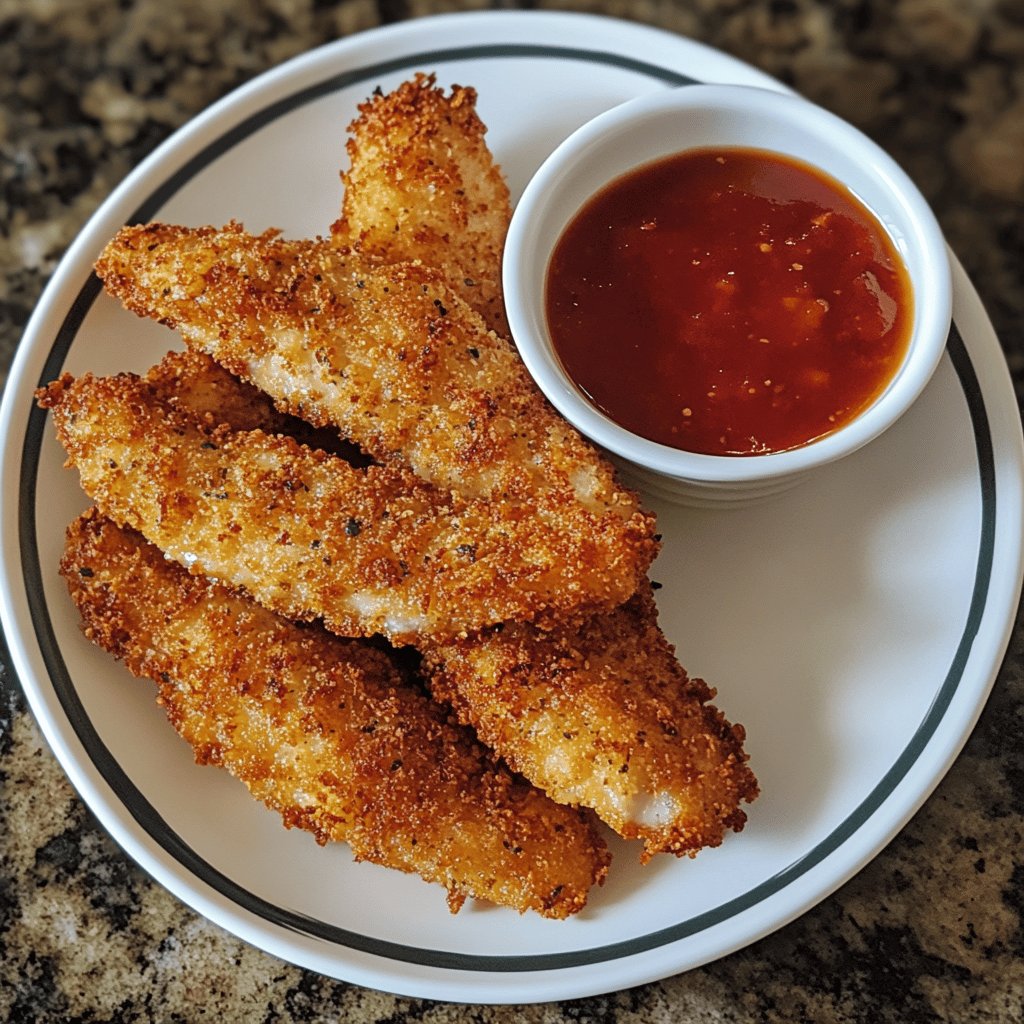 Crispy Breaded Chicken Fingers