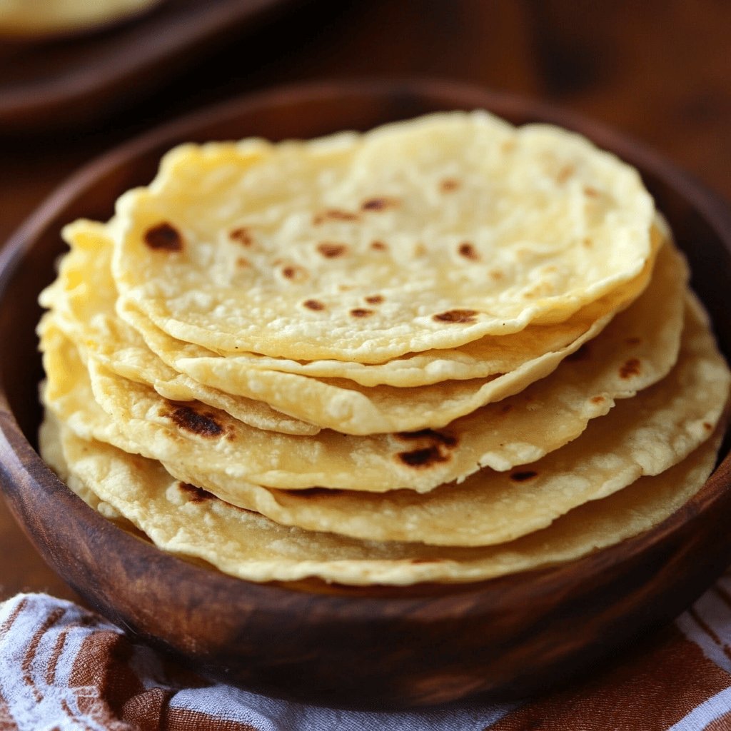 Easy Homemade Corn Tortillas