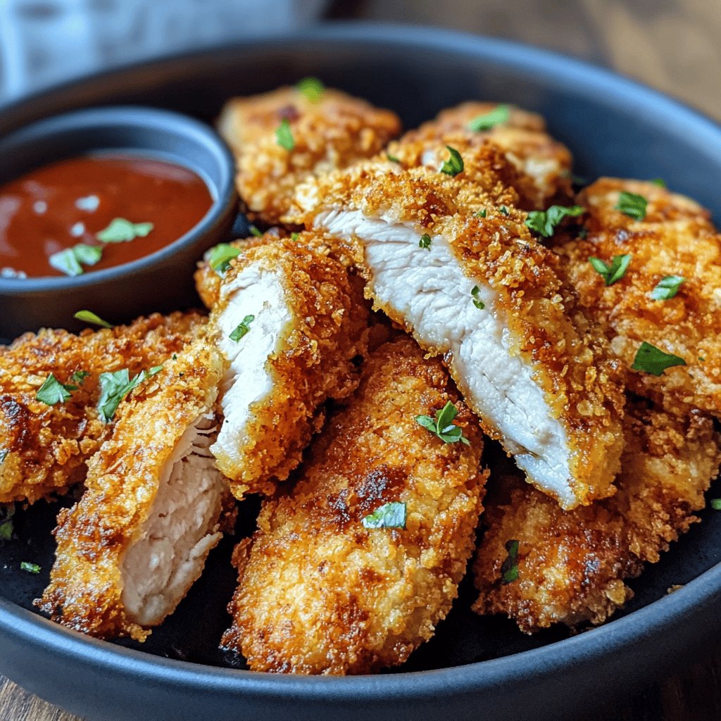 Air Fried Crumbed Chicken