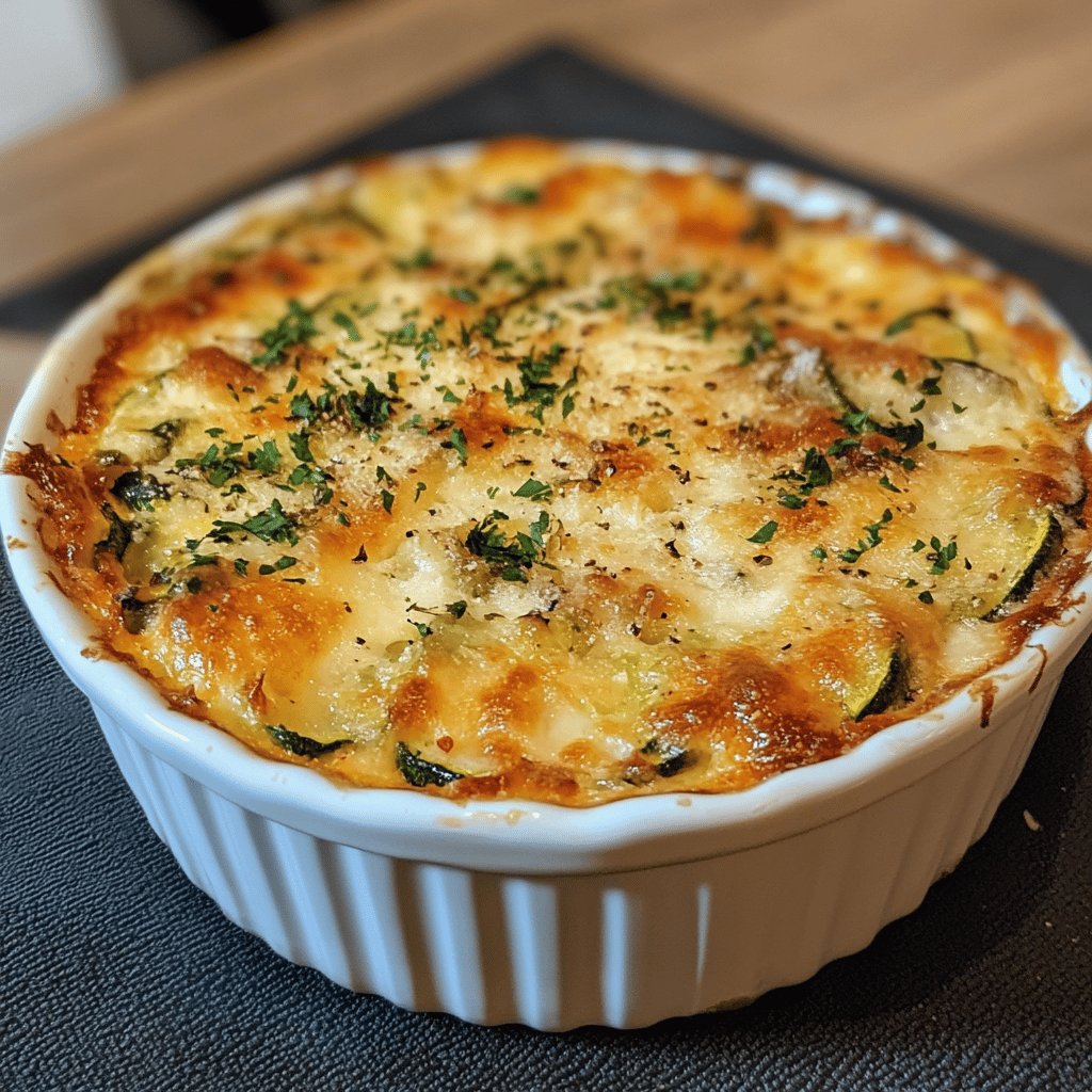 Gratin de courgettes simplifié