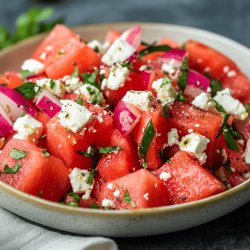 Refreshing Watermelon Feta Salad