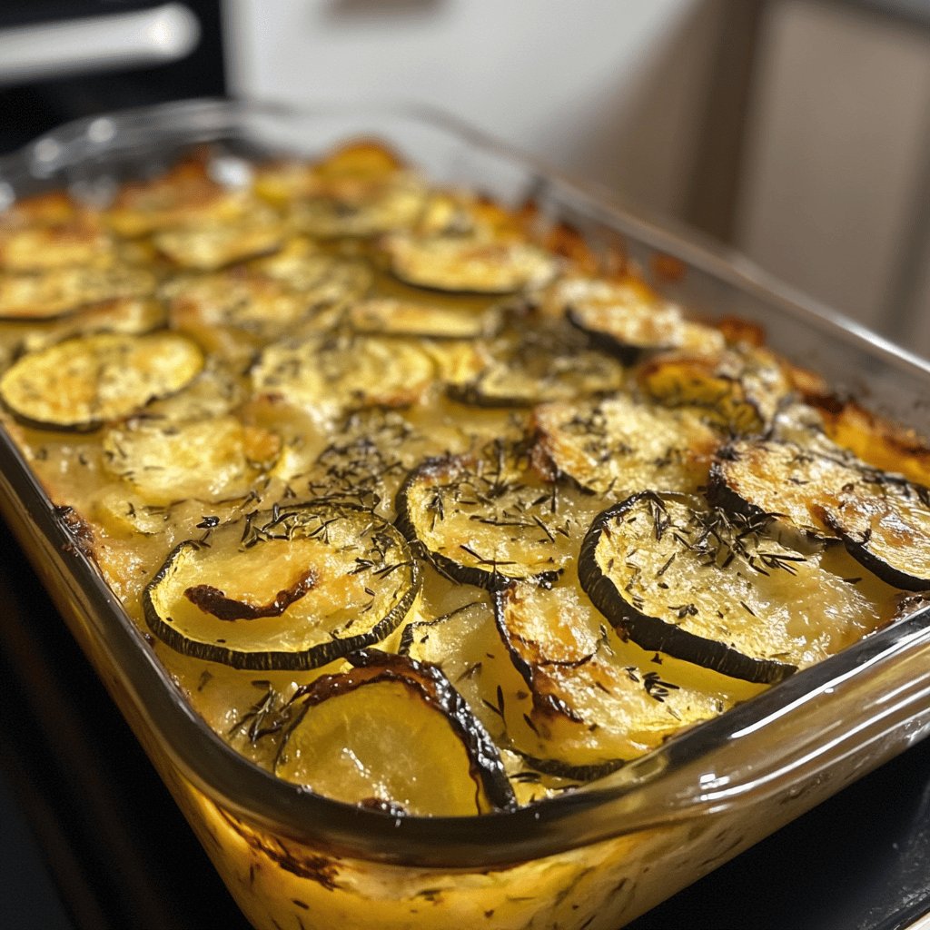 Gratin de courgettes rapide