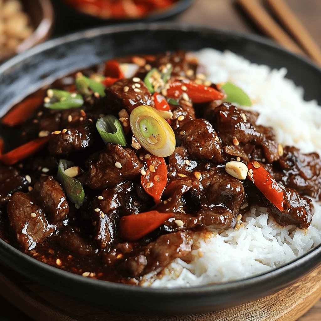 Spicy Szechuan Beef