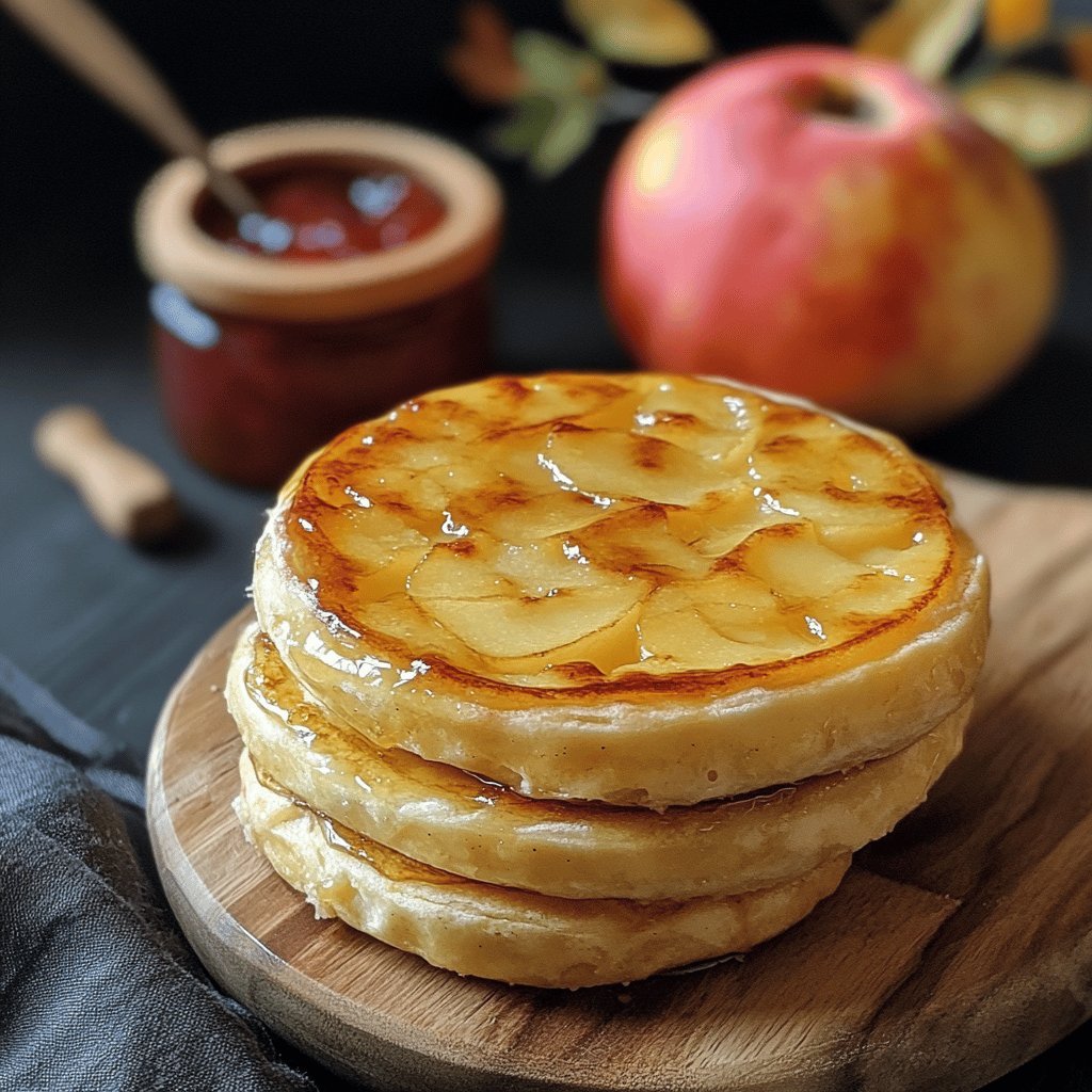 Tarte aux pommes et compote maison