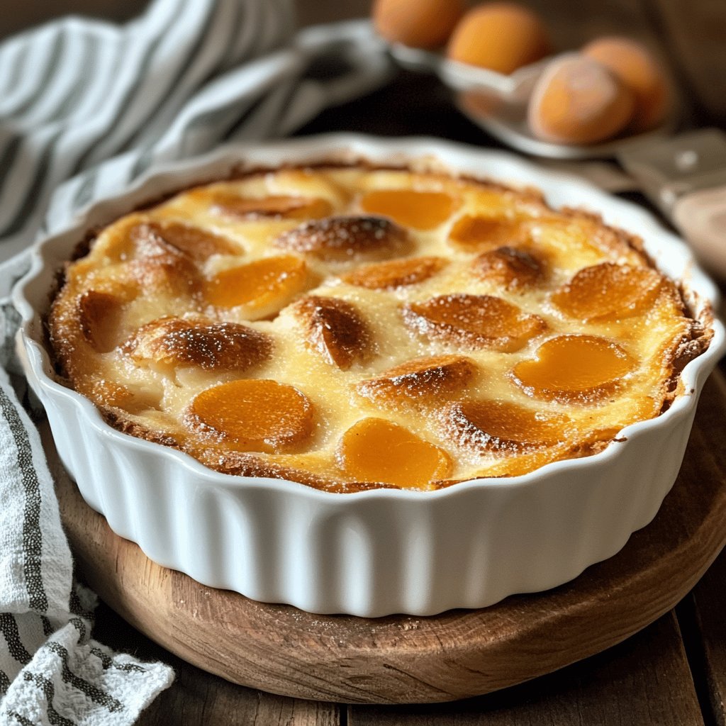 Clafoutis abricots amandes