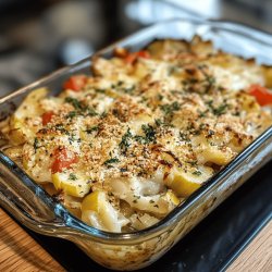 Gratin de poisson aux légumes