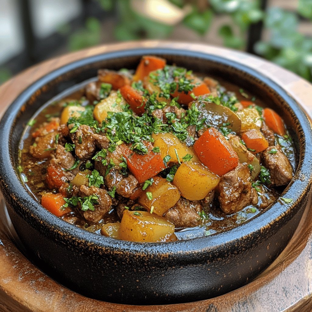 Sauté de Veau Façon Tajine