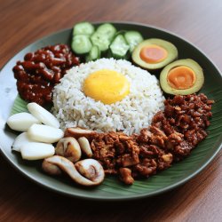 Traditional Malaysian Nasi Lemak