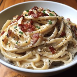 Creamy Bacon Linguini