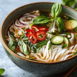 Vietnamese Pho Noodle Soup