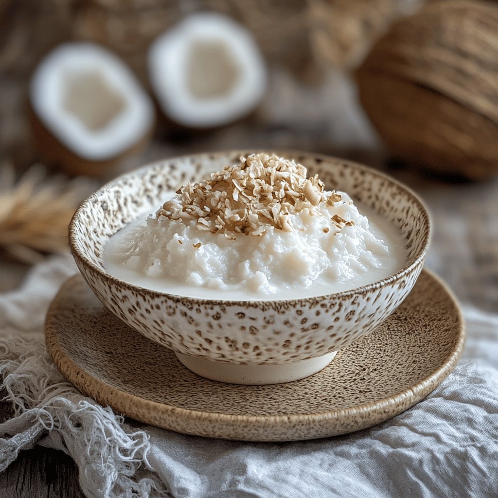 Blanc-manger à la noix de coco