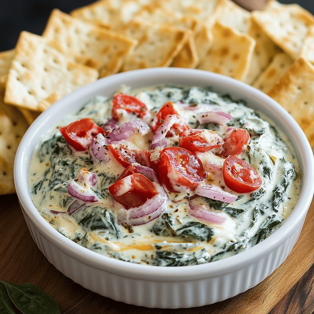 Creamy Spinach Cheese Dip