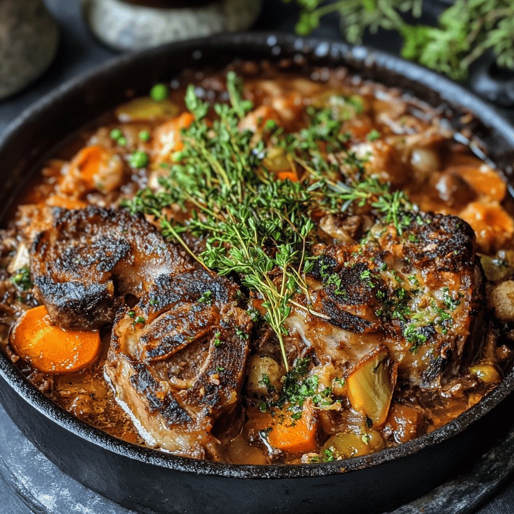 Osso buco de dinde classique