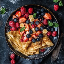 Crêpes pour garniture sucrée ou salée