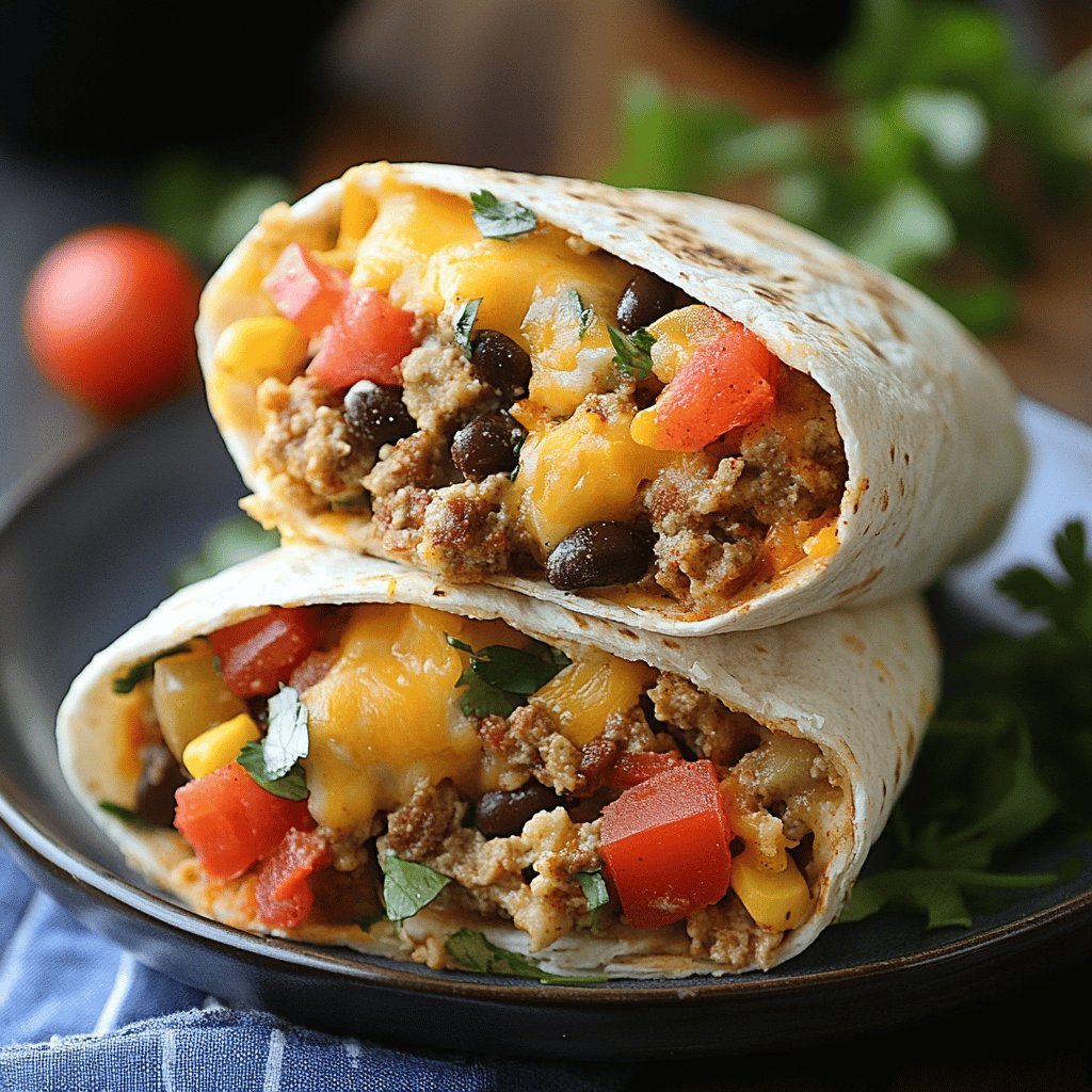 Southwest Breakfast Burritos