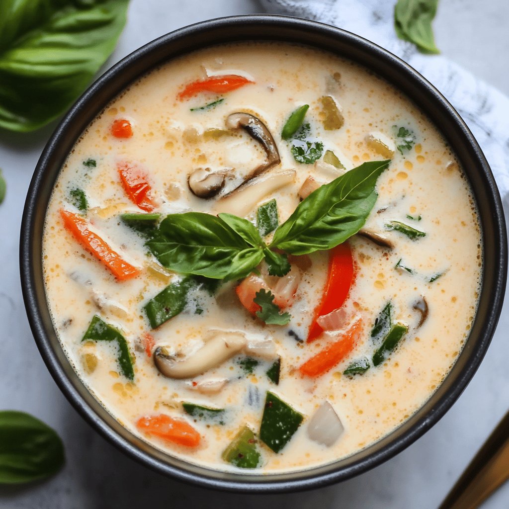 Delicious Thai Coconut Soup