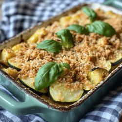 Crumble de courgettes