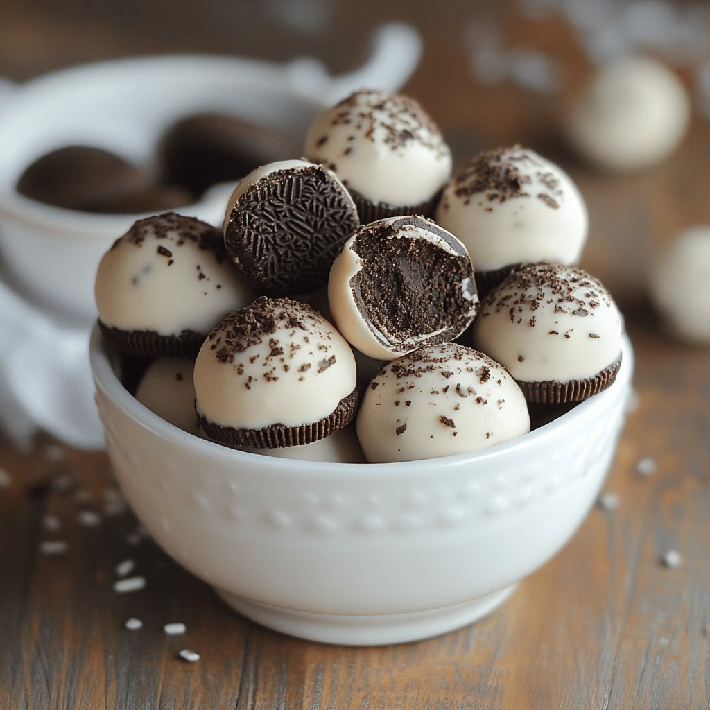 Easy Oreo Truffles