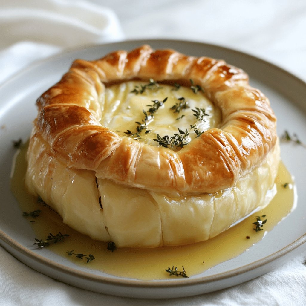 Baked Brie in Puff Pastry