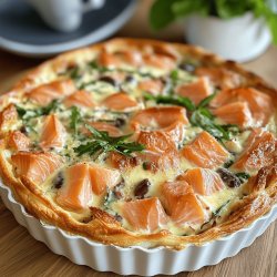 Quiche Saumon et Poireaux