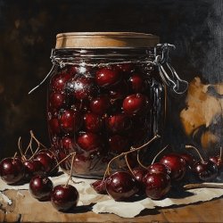 Confiture de cerises à la vanille