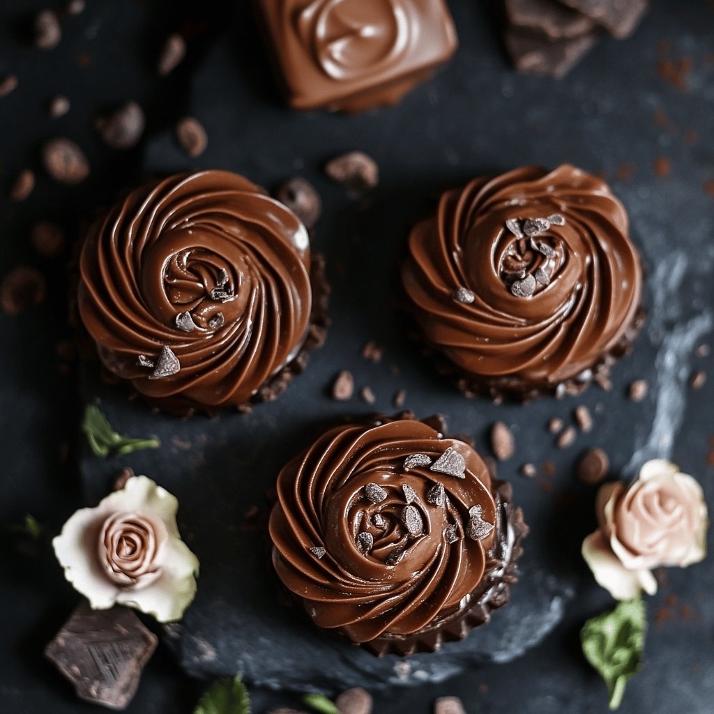 Roses des sables au chocolat