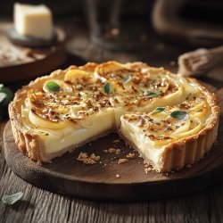 Tarte au fromage avec restes