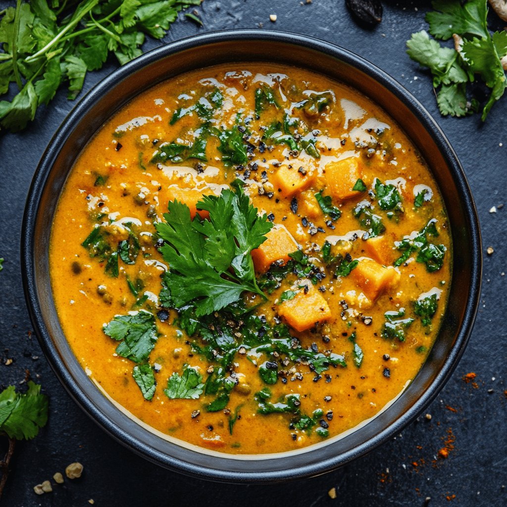 Soupe de carottes au curry