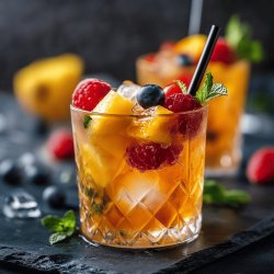 Cocktail fruité à la vodka